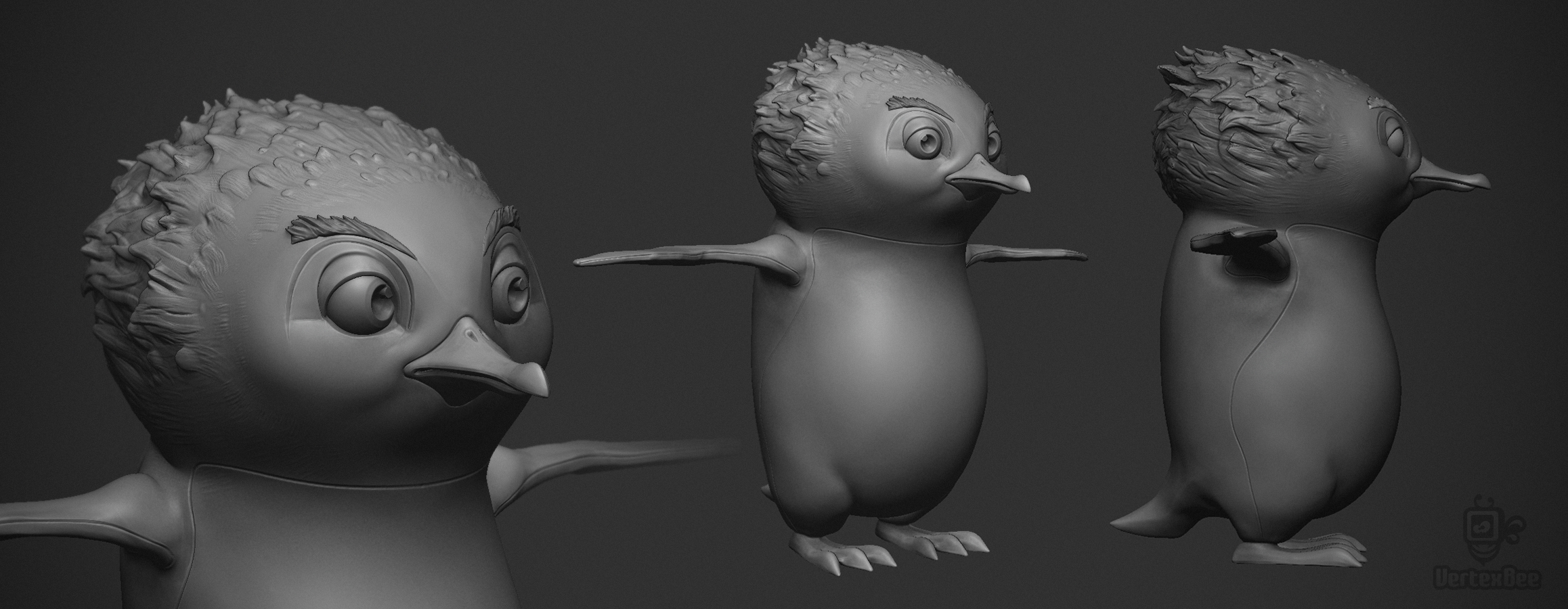 Kriss The Pinguin Sculpt