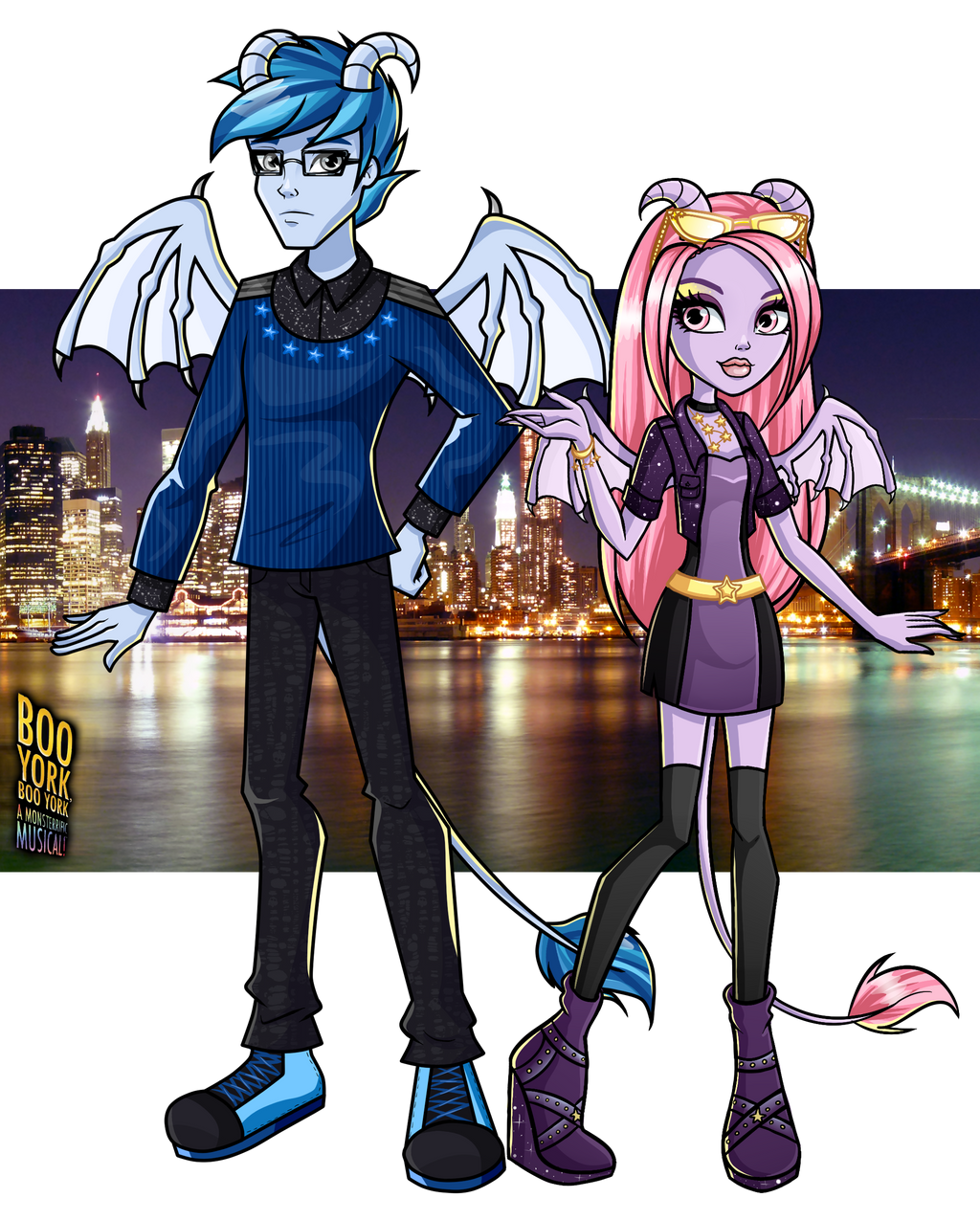Monster High Boo York: Marshall and Lillian by Tosha22 on DeviantArt