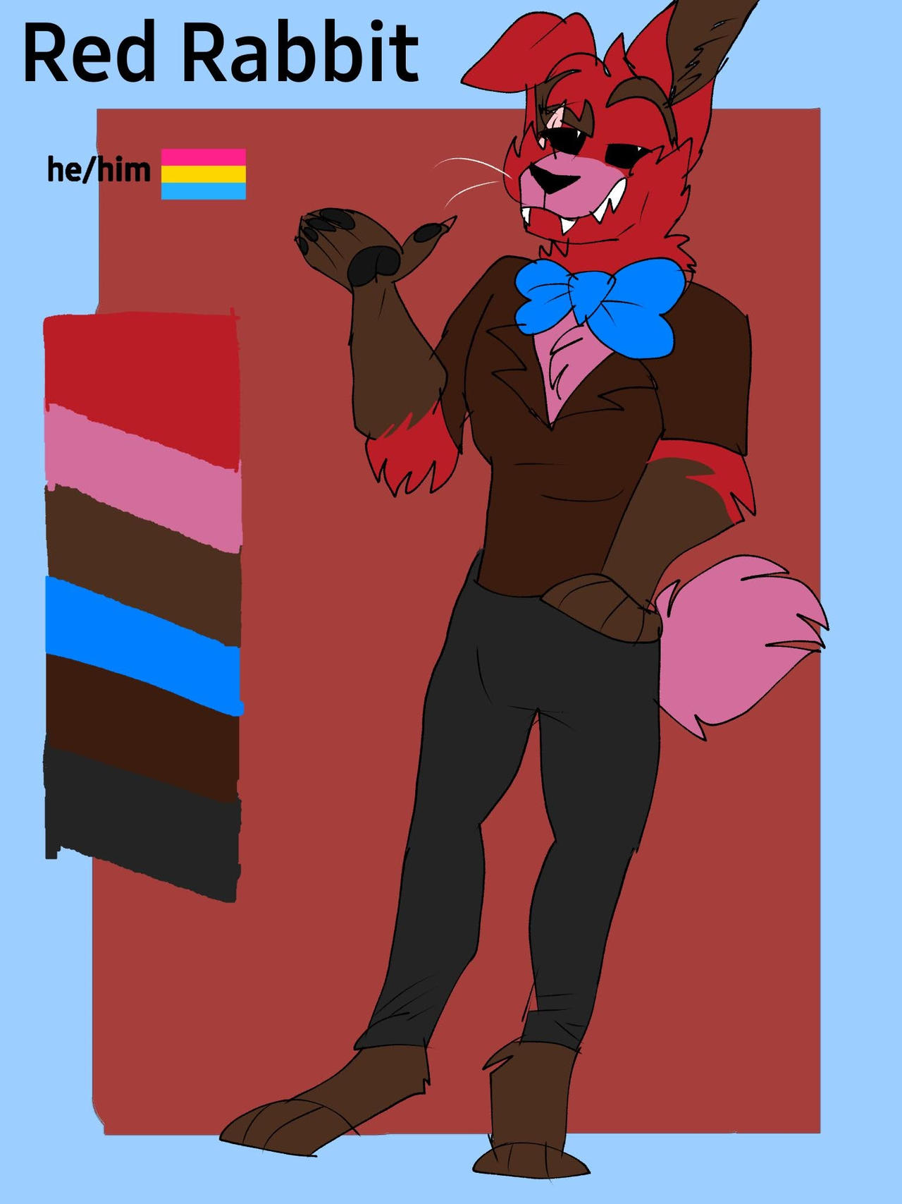 Red Rabbit ref by BlueCircusBabyYT on DeviantArt