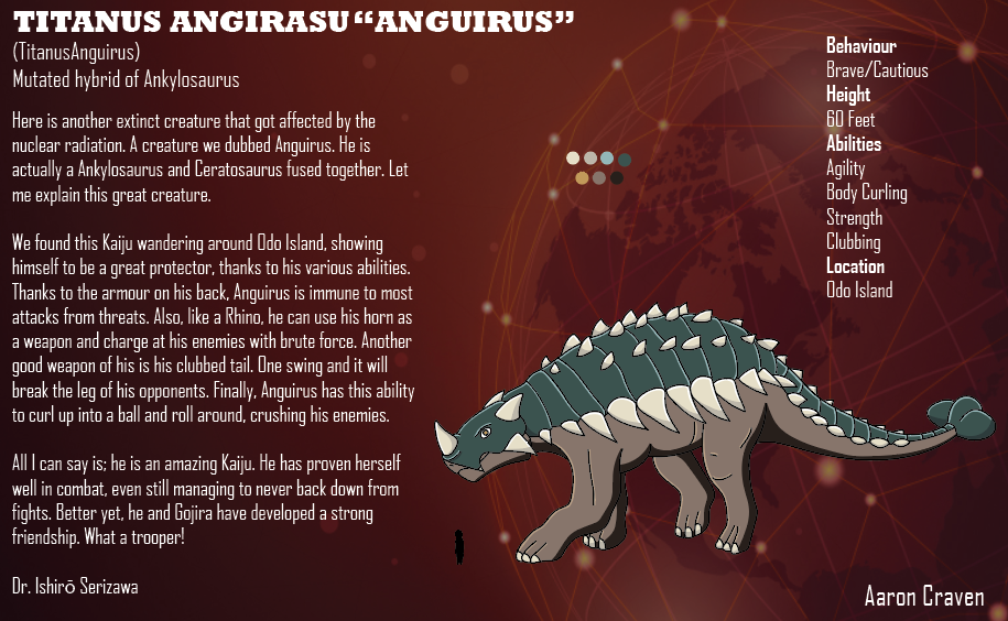 Monarchs File Deviantart MONARCH FILES Titanus Anguirus by aaroncraven67 on DeviantArt