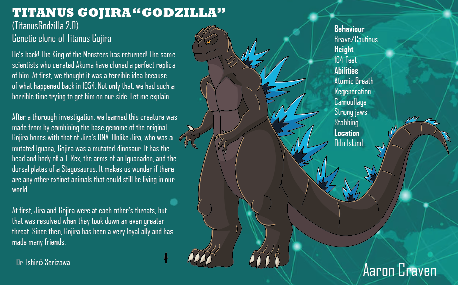 Monarchs File Deviantart MONARCH FILES Titanus Gojira (Updated) by aaroncraven67 on DeviantArt