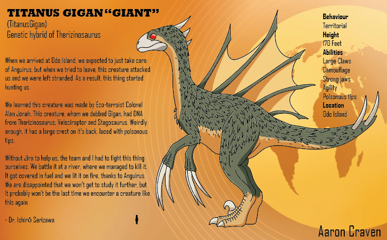 Monarchs File Deviantart MONARCH FILES Titanus Gigan by aaroncraven67 on DeviantArt