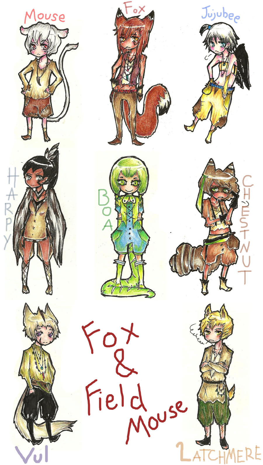 Fox and Field Mouse Batch