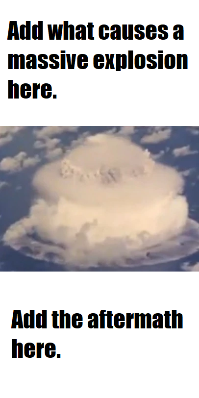 Spongebob explosion meme template by shadowdoom9 on DeviantArt