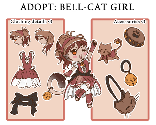 Adopt 01 - Cat girl - SET PRICE OPEN