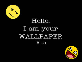 Hello Im your wallpaper bitch