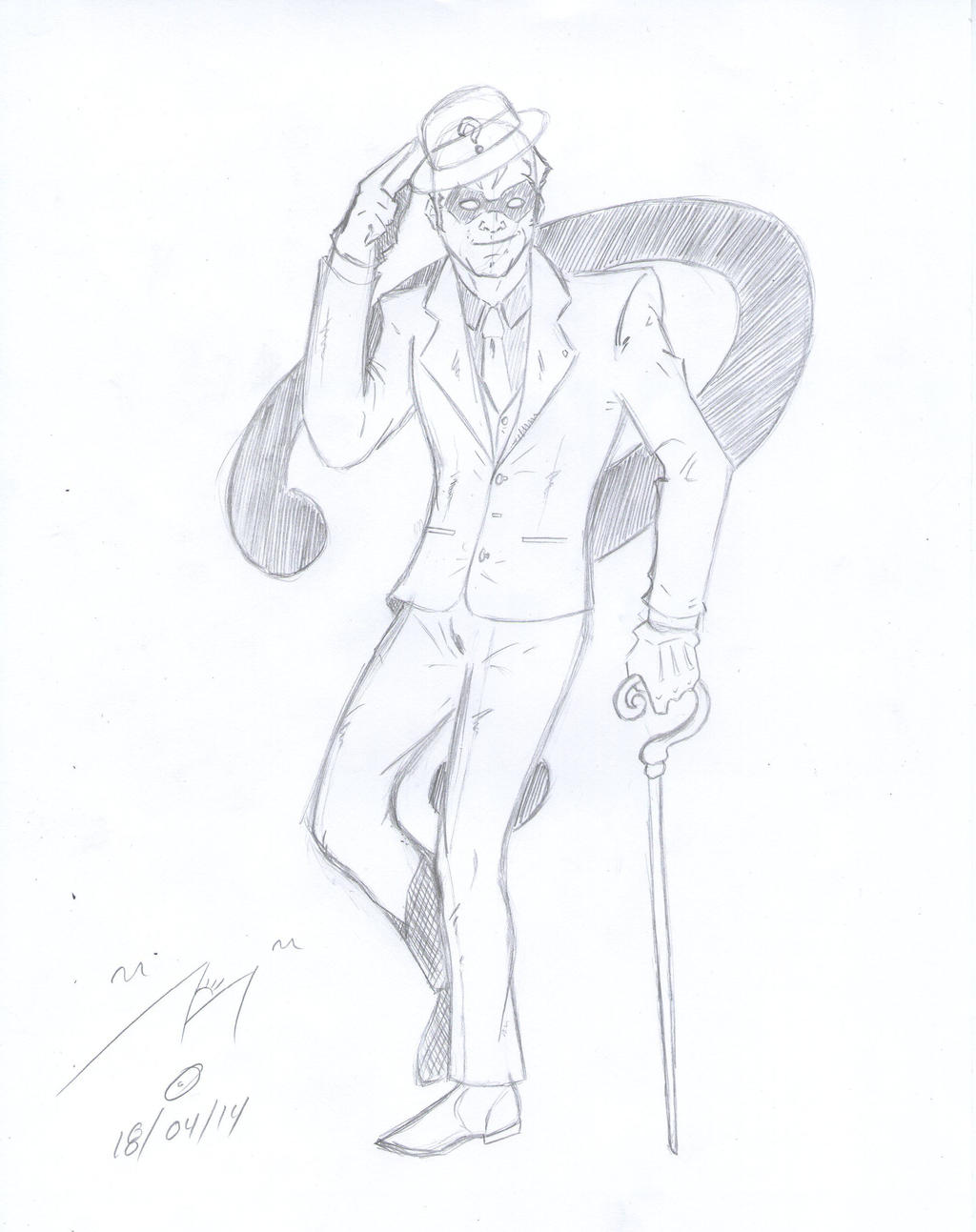 Speed Draw - The Riddler by hassassin11705 on DeviantArt