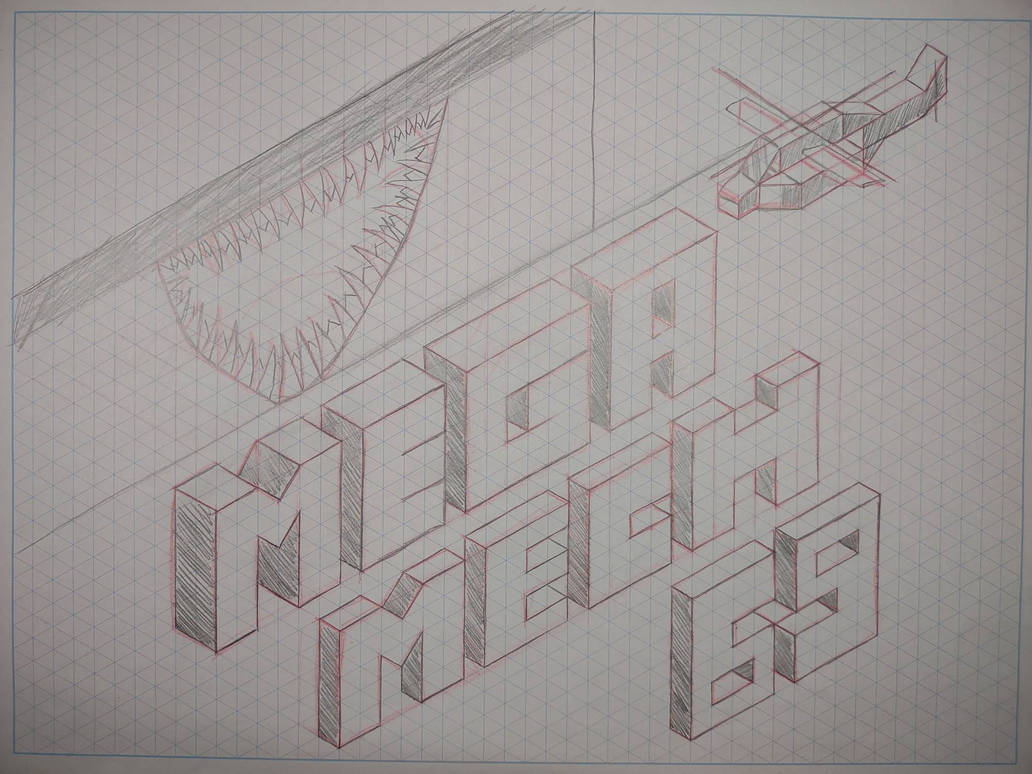 3d Mega_mech graffiti drawing by megamech69 on DeviantArt