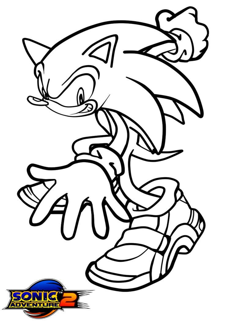 Sonic Adventure 2 Coloring Page