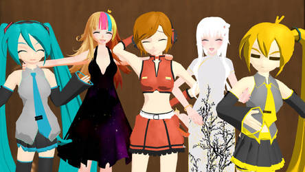I finally figured out how to put models on my MMD. by HannahKagamine11