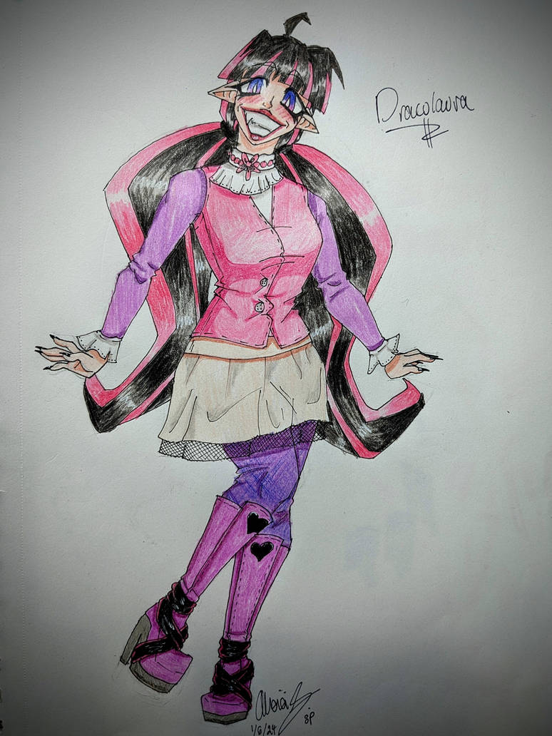 Draculaura (completed) by arsenic-armageddons on DeviantArt
