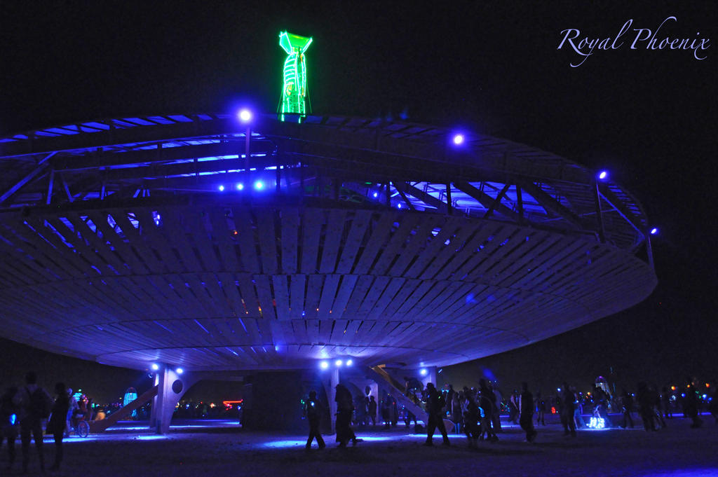 Spaceship @ Burning Man Cargo Cult 2013