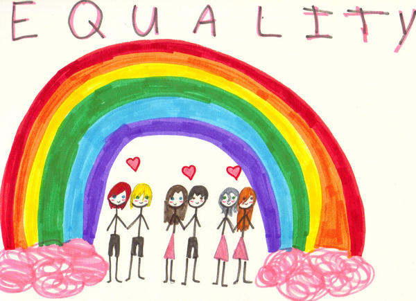Equality Example Drawing Equality by StrawberryNYA on DeviantArt