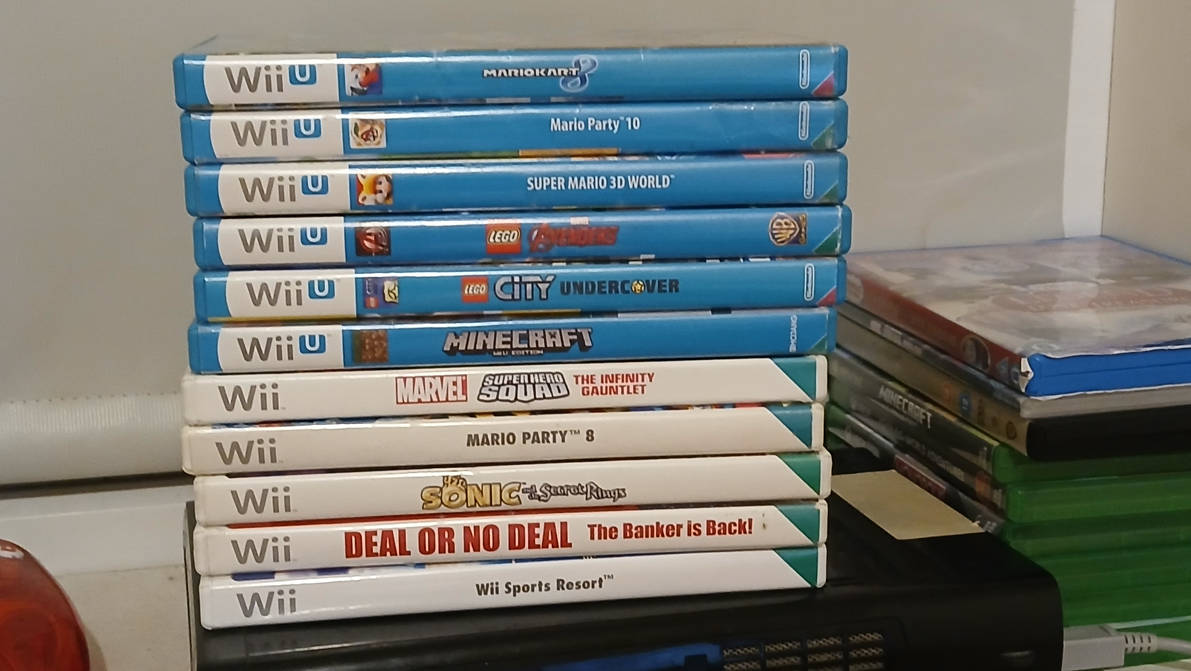 Wii Collection My Wii and Wii U Game Collection #1 by JohntheThamesFan2009 on DeviantArt