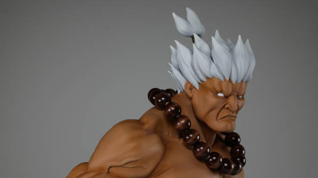 Shin Akuma Custom Statue