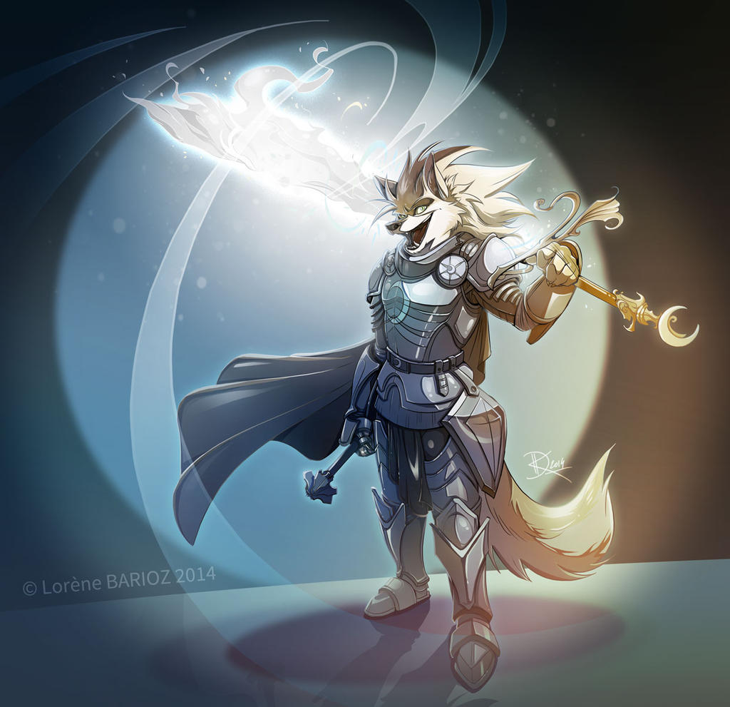 Roland the wolf knight -(Commission)-