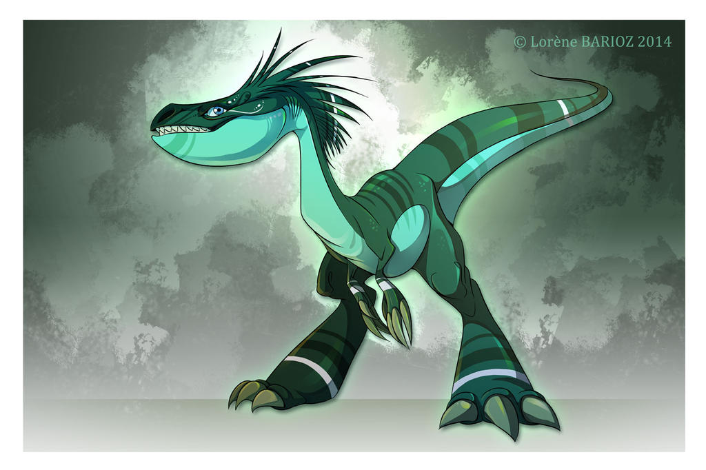 Green raptor by Dragibuz on DeviantArt