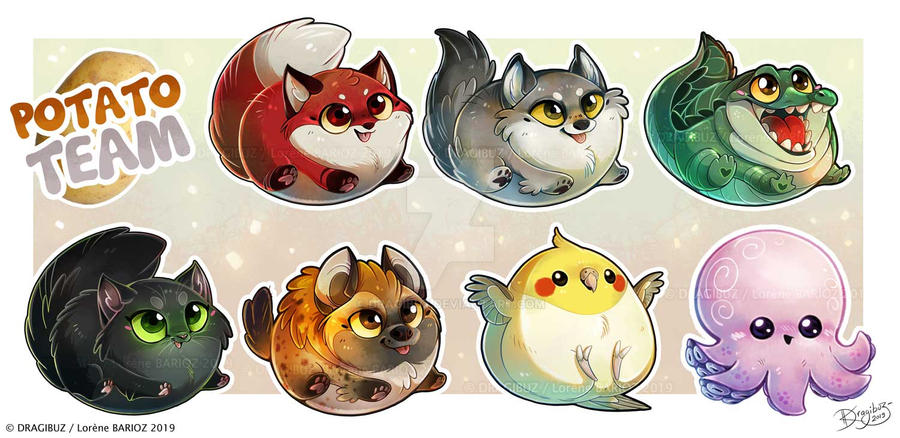 Potato Guild Potato Team by Dragibuz on DeviantArt