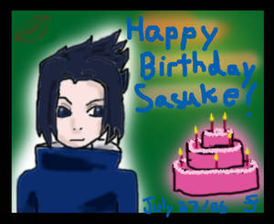 Happy Birthday Sasuke