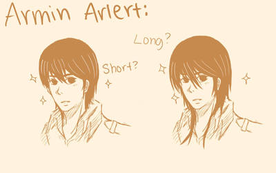 Armin Arlert Long Short Hair by HatsukoChan on DeviantArt