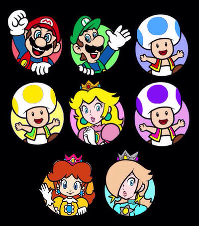 Super Mario Bros. Official Icons (Retro) by Joshuat1306 on DeviantArt