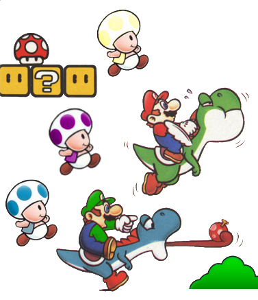 5 Heroes NSMBWII (Super Mario World Artwork) by Joshuat1306 on DeviantArt