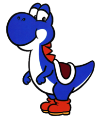 Super Mario: Sky Blue Yoshi Egg 2D by Joshuat1306 on DeviantArt