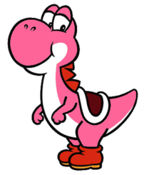 Super Mario: Pink Yoshi Egg 2D by Joshuat1306 on DeviantArt