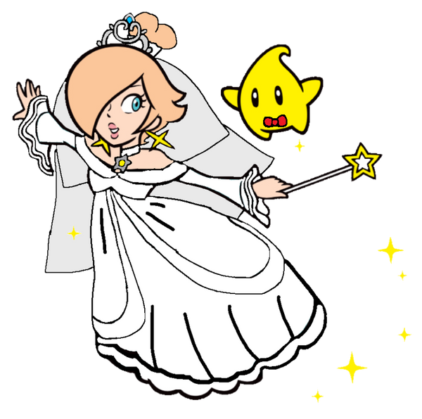 princess rosalina wedding dress Super Mario: Princess Rosalina Wedding Dress 2D by Joshuat1306 on DeviantArt