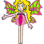 Princess Peach as Flora Enchantix