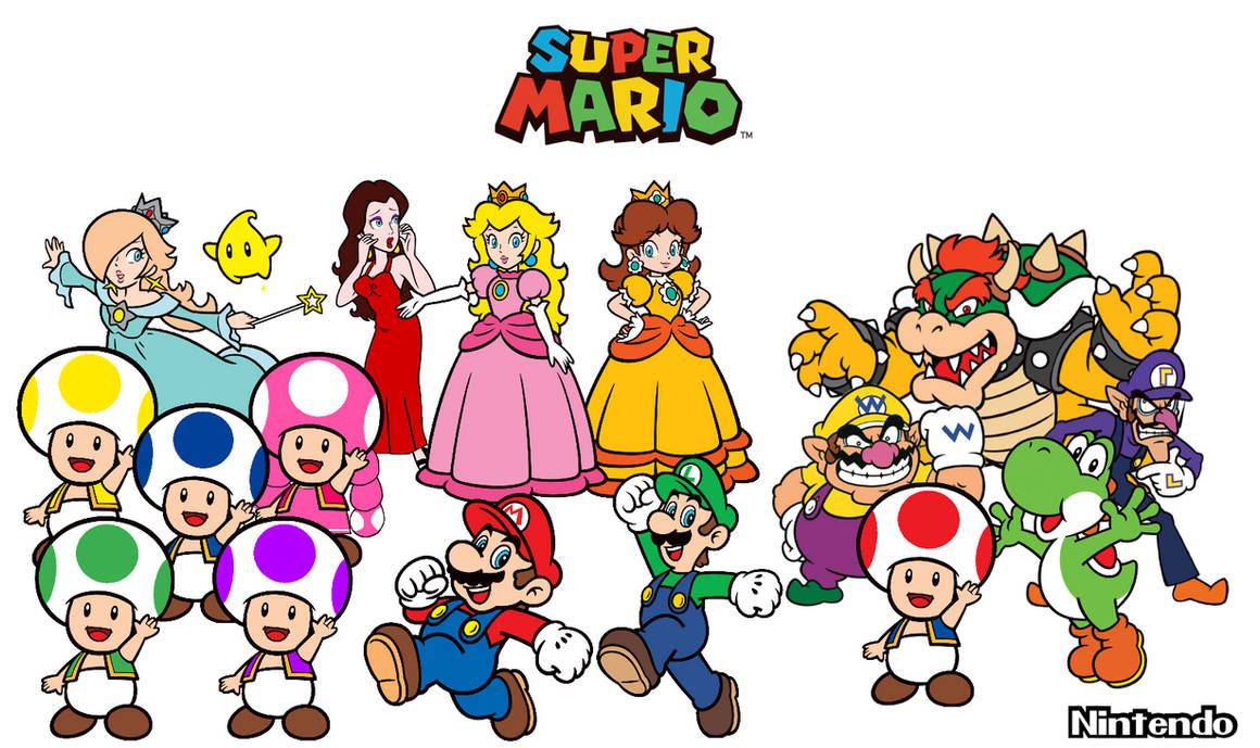 Super Mario 2D Artwork