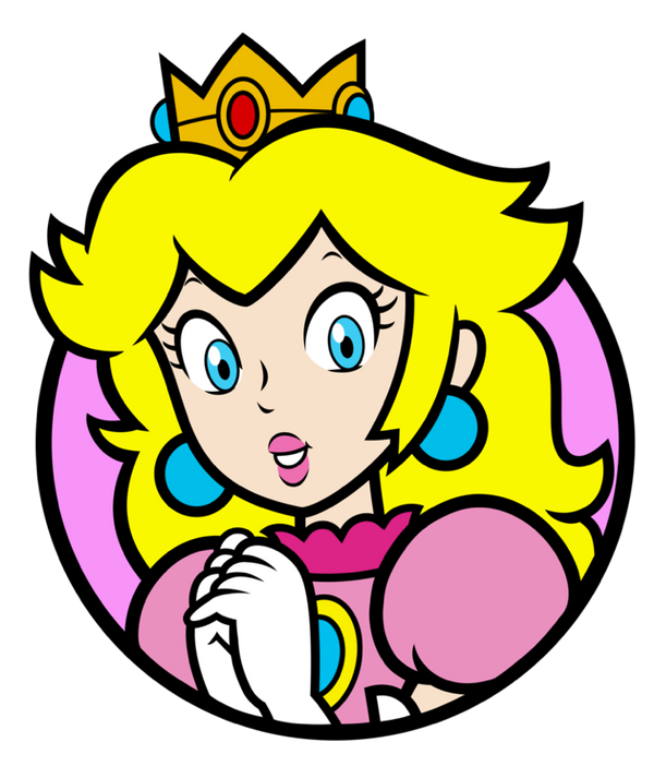 Super Mario: Princess Peach Icon 2D by Joshuat1306 on DeviantArt