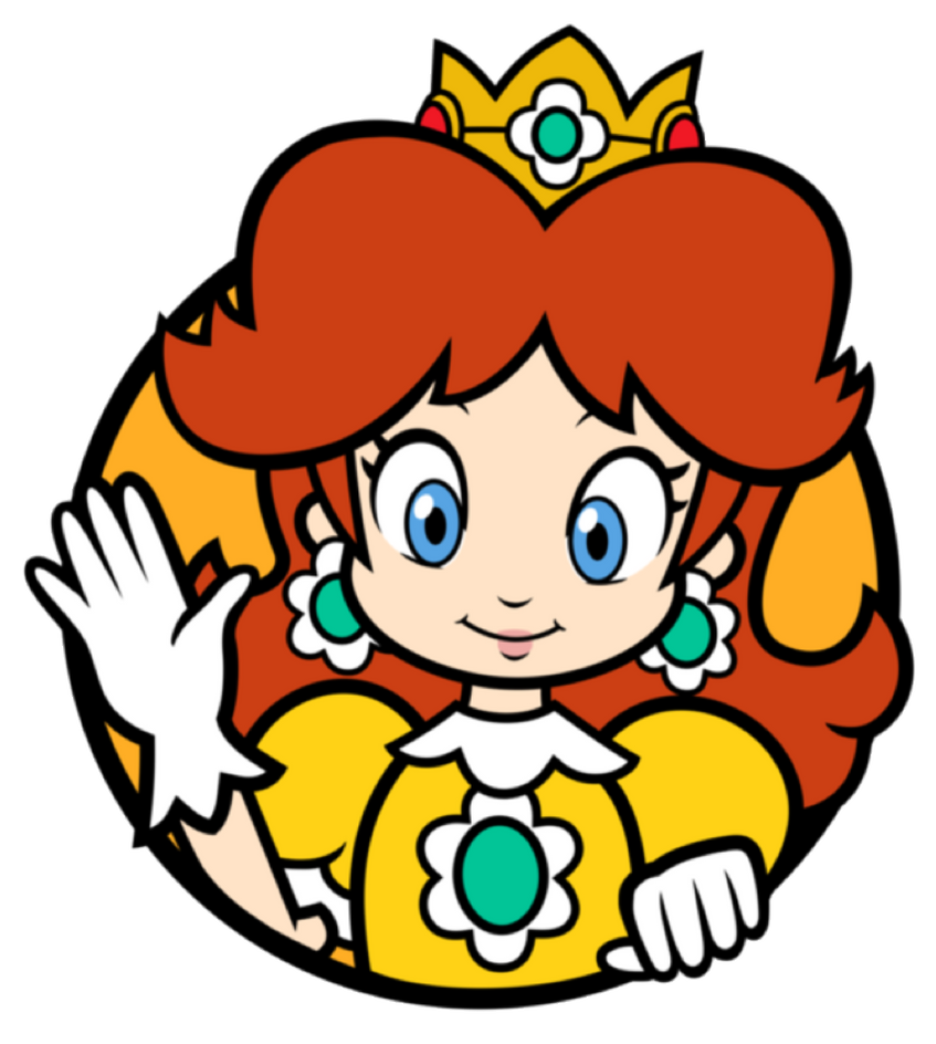 Super Mario: Princess Daisy Icon 2D by Joshuat1306 on DeviantArt