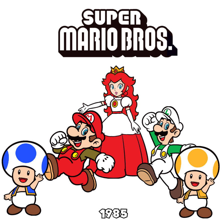 Super Mario Bros. PT-BR 16-bit Logo by BMatSantos on DeviantArt
