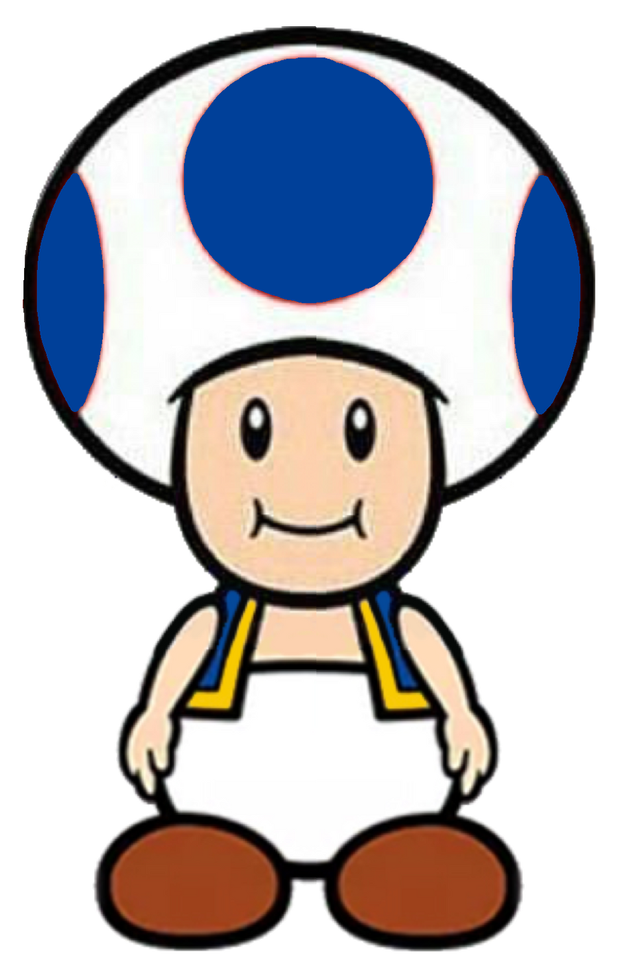 Super Mario: Yvan the Blue Toad Sad 2D by Joshuat1306 on DeviantArt