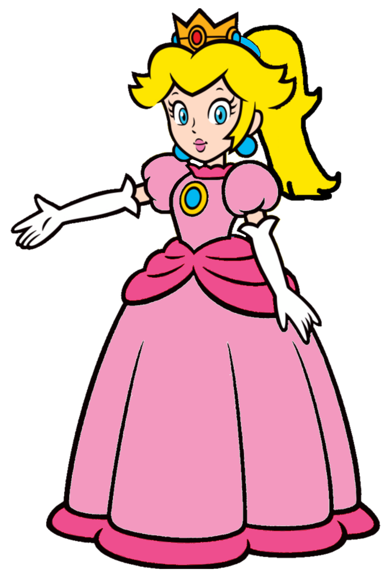 Super Mario Princess Peach Ponytail 2D by Joshuat1306 on DeviantArt