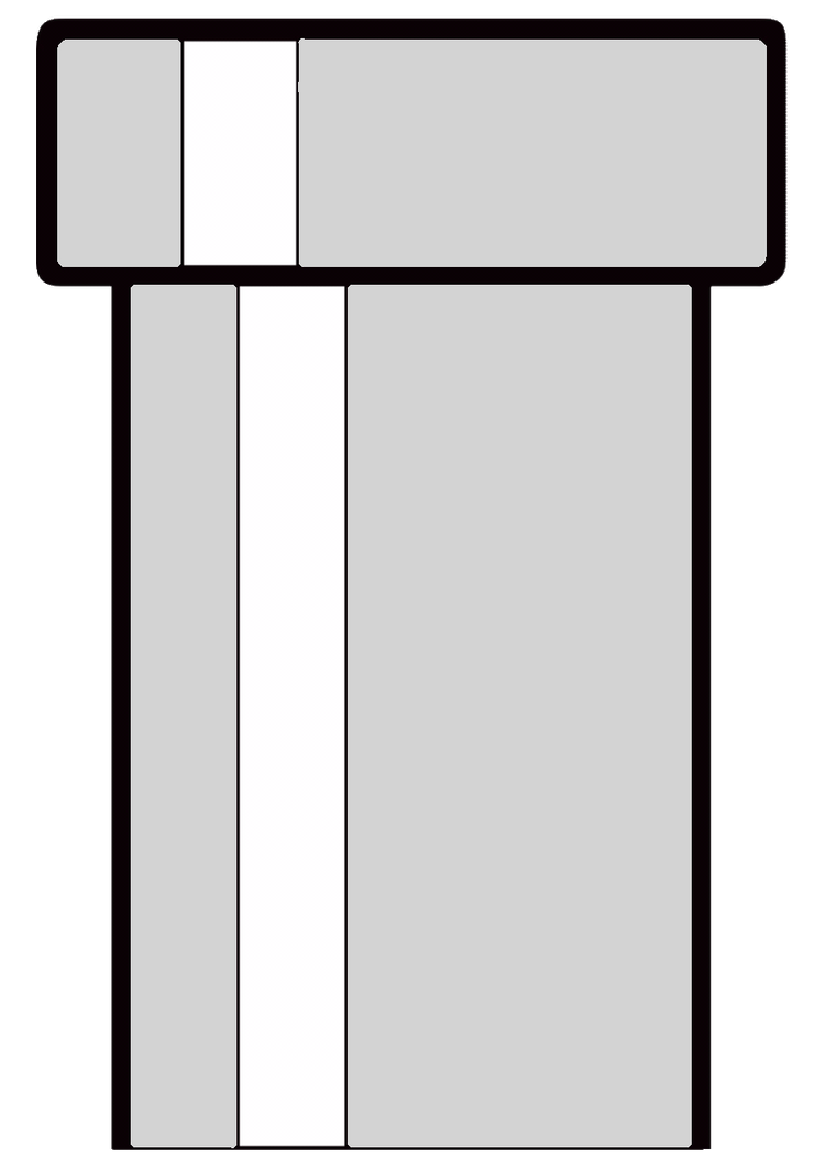 Super Mario White Warp Pipe 2D by Joshuat1306 on DeviantArt