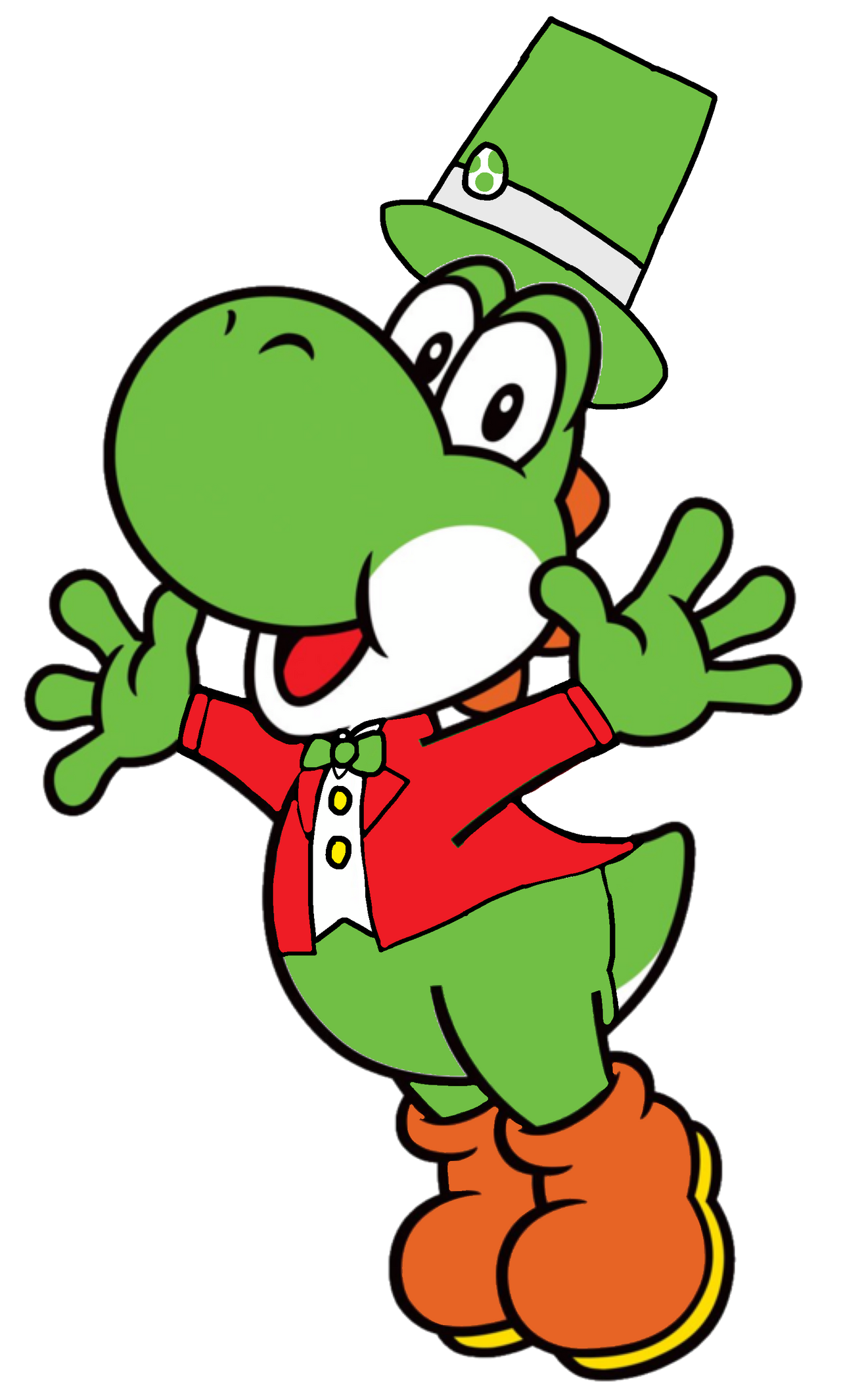 Super Mario: Yoshi Wedding Suit Alt Color 2D by Joshuat1306 Super Mario: Yoshi Wedding Suit Alt Color 2D by Joshuat1306