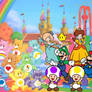 8 Main Mushroom Heroes Meets Care Bears