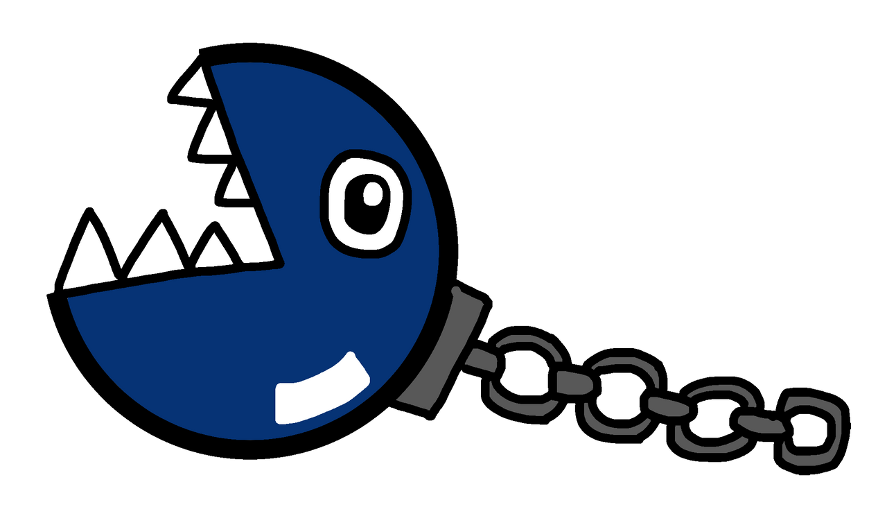 Super Mario: Chain Chomp 2D by Joshuat1306 on DeviantArt