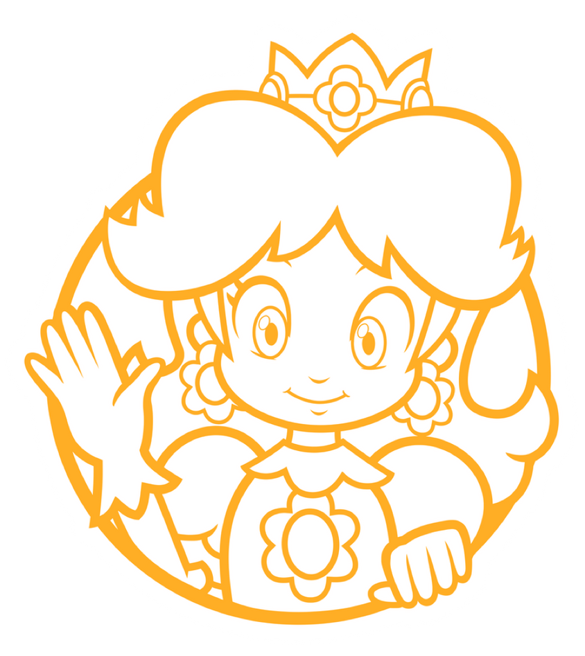 Super Mario Princess Daisy Icon Select 2d By Joshuat1306 On Deviantart