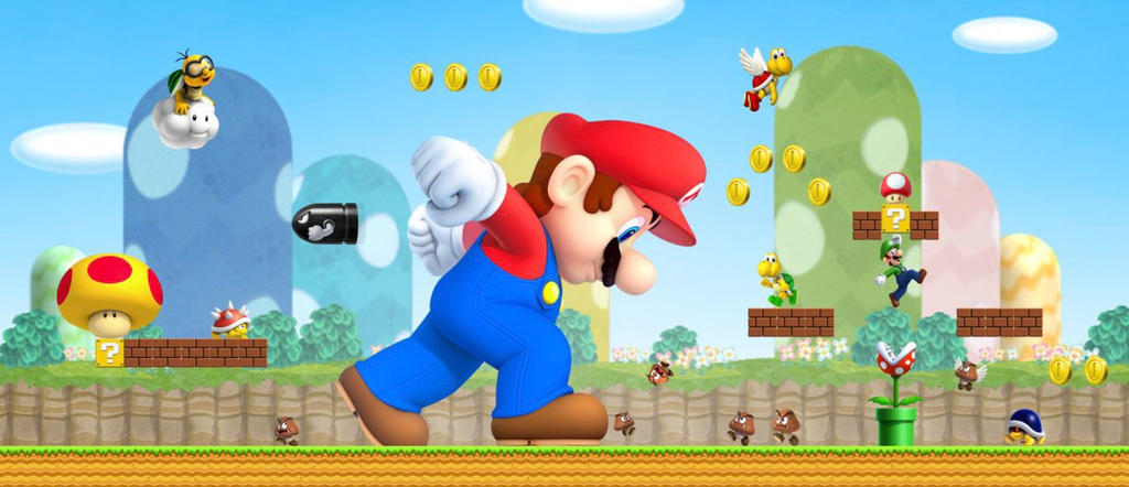 new super mario bros wallpaper by