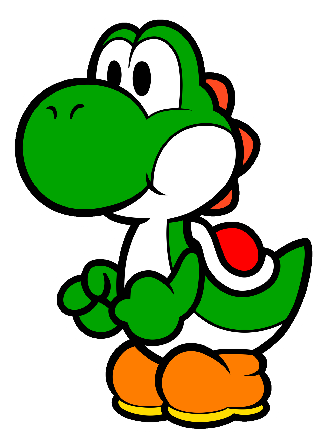 Super Mario: Paper Yoshi by Joshuat1306 on DeviantArt
