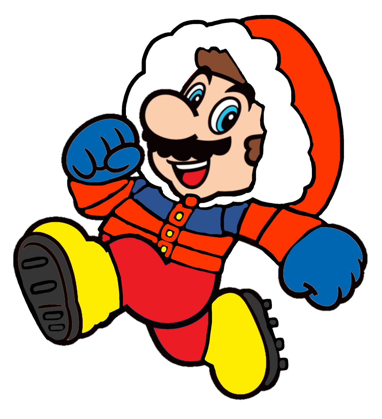 Super Mario: Mario Snow Outfit 2D by Joshuat1306 on DeviantArt