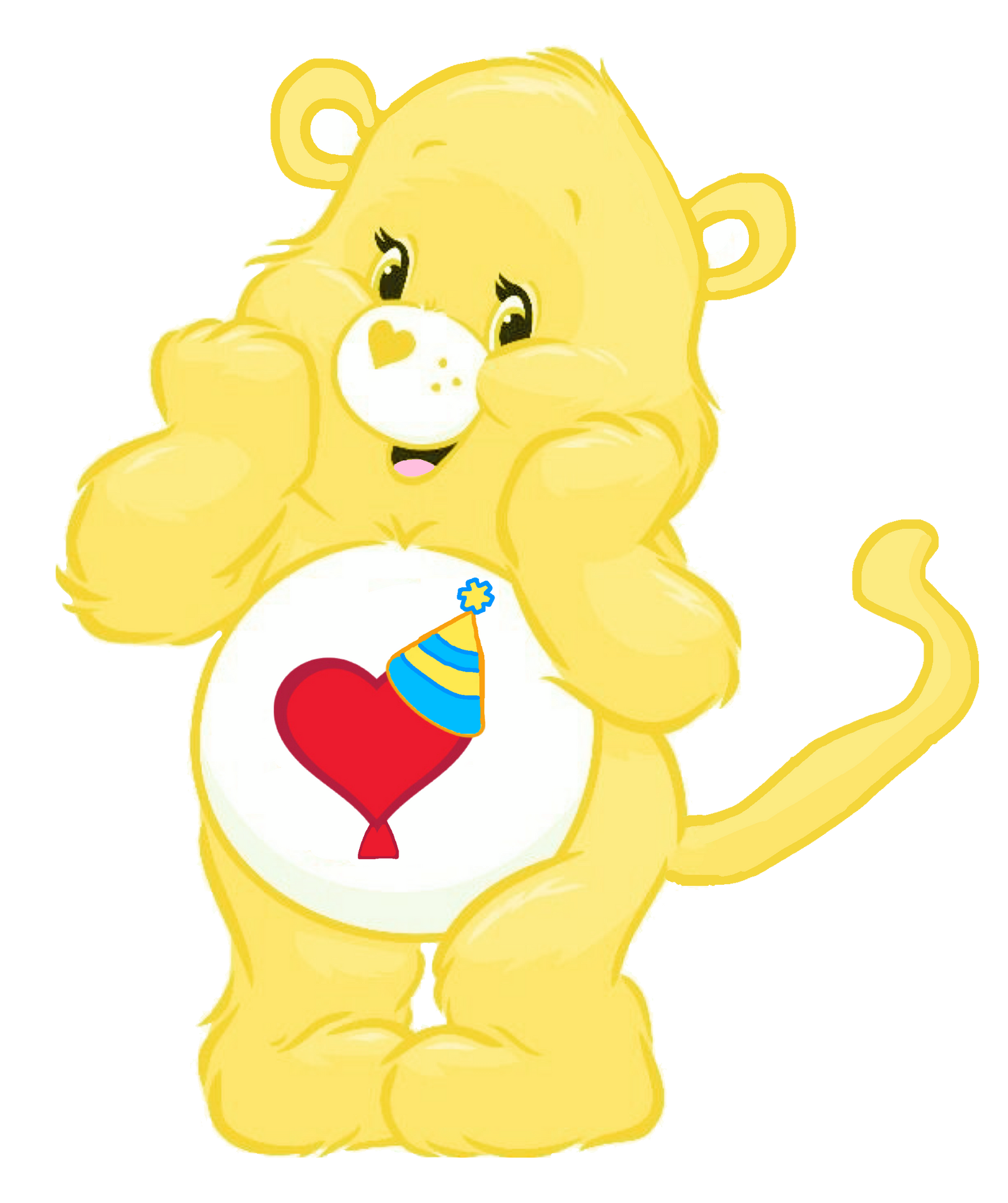 Care Bears Playful Heart Monkey Happy Pose 2D by Joshuat1306 on