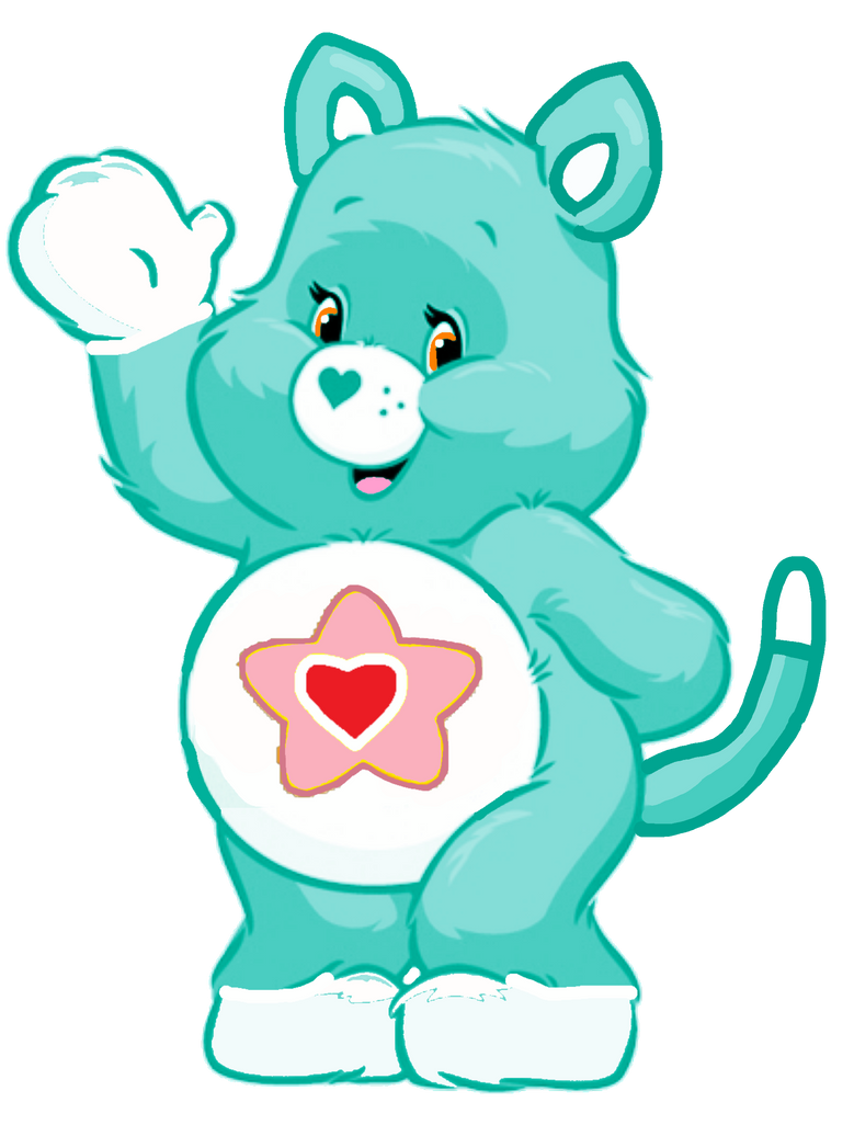Care Bears: Proud Heart Cat Happy Pose 2D by Joshuat1306 on DeviantArt
