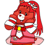 Love Heart Bear as Cure Flare