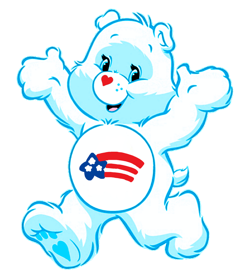 Care Bears America Cares Bear Happy Pose 2D by Joshuat1306 on DeviantArt