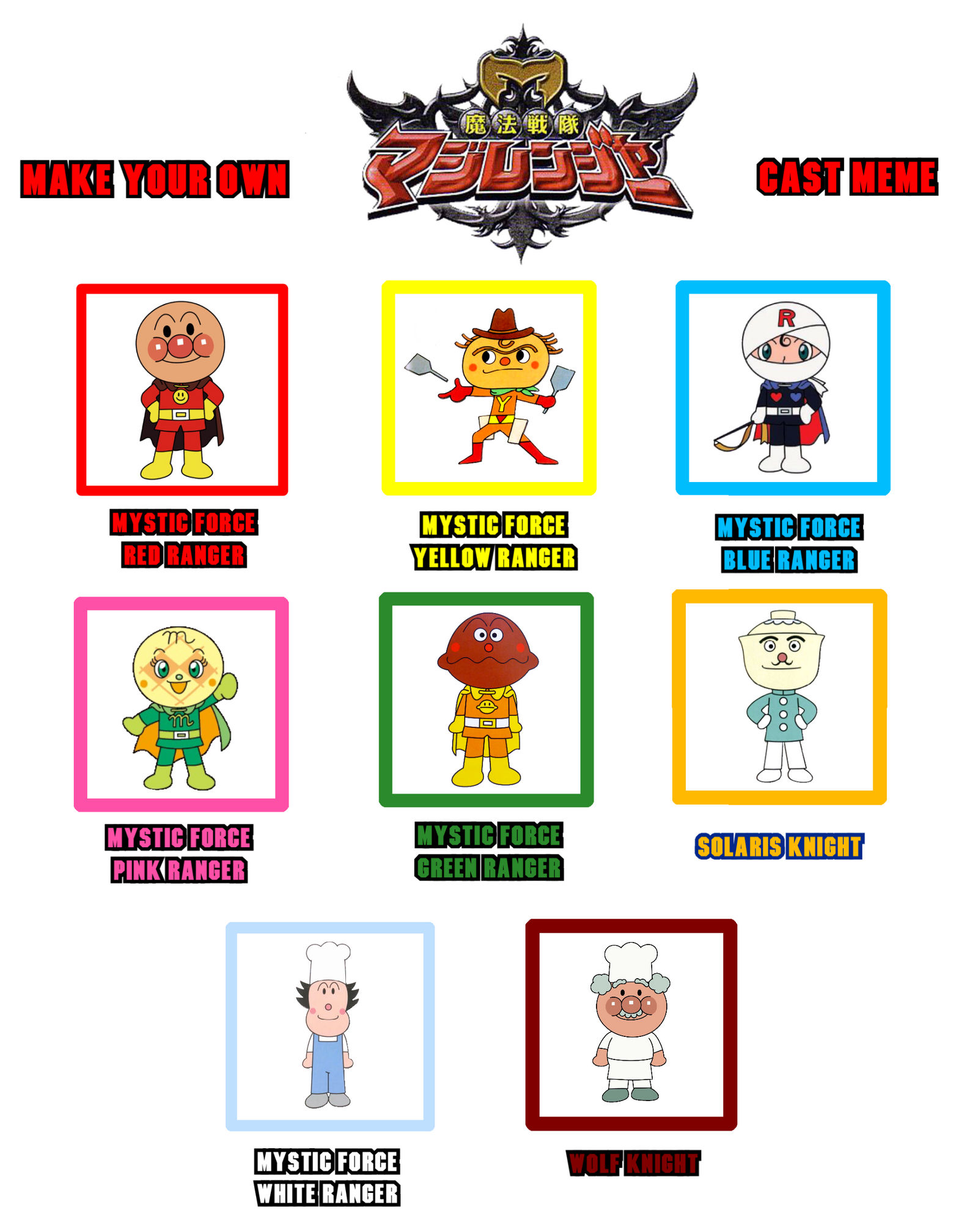 My Magiranger Cast: Anpanman by Joshuat1306 on DeviantArt