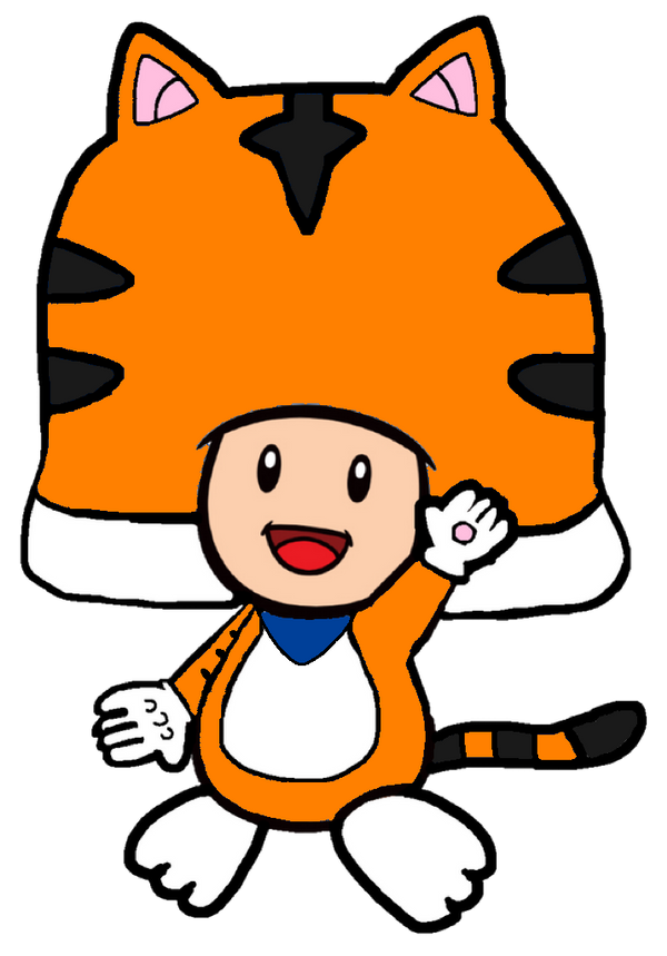 Super Mario: Tiger Yvan the Blue Toad 2D by Joshuat1306 on DeviantArt